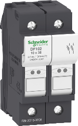 Разединител стопяем предпазител TeSys DF 2P 32A 10X38 mm SE, SCHNEIDER ELECTRIC НИСКО НАПРЕЖЕНИЕ, DF102