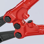Ножици за рязане на арматура, синьо-червена ръкохватка 460мм, Knipex - K7172460