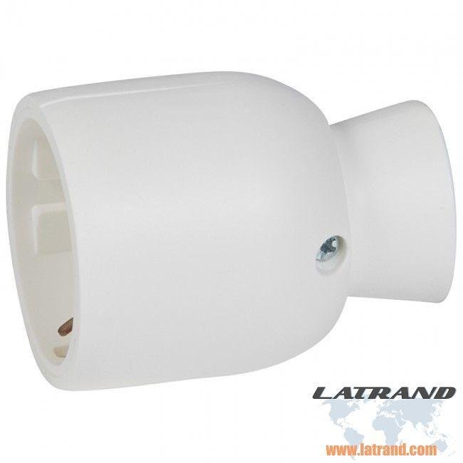 Куплунг бял 2Р+Т 16А 250V /15бр/ - 50317