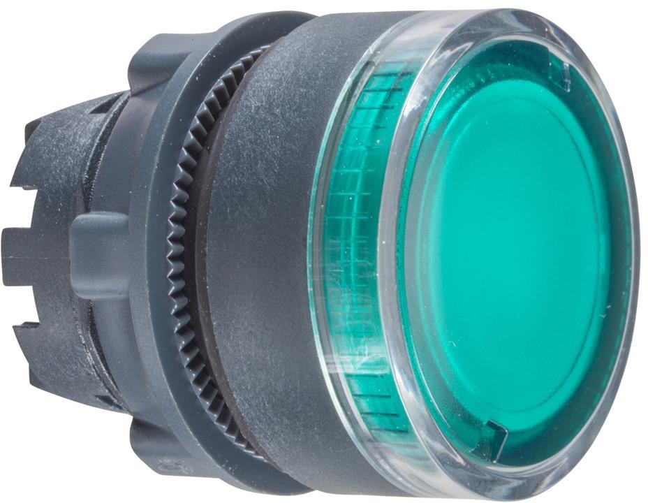 Глава за бутон зелен светещ BA9s XB5 SE, SCHNEIDER ELECTRIC НИСКО НАПРЕЖЕНИЕ, ZB5AW33