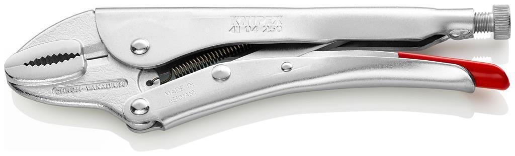 Клещи тип "чираци", поцинковани, тръба до Ø40мм, ръкохватка 250мм, Knipex - K4104250