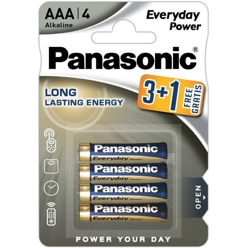 БАТЕРИЯ LR03/4BP 3+1 EPS EVERYDAY POWER PANASONIC