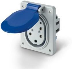 Kонтакт 70х87 32A 3P+N+E+2pilot 400V IP44 Ecomobility Scame, SCAME, 200.33263