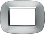 Рамка 3 мод. овална Aluminum monochrom Axolute Bticino, BTICINO, HB4803XC