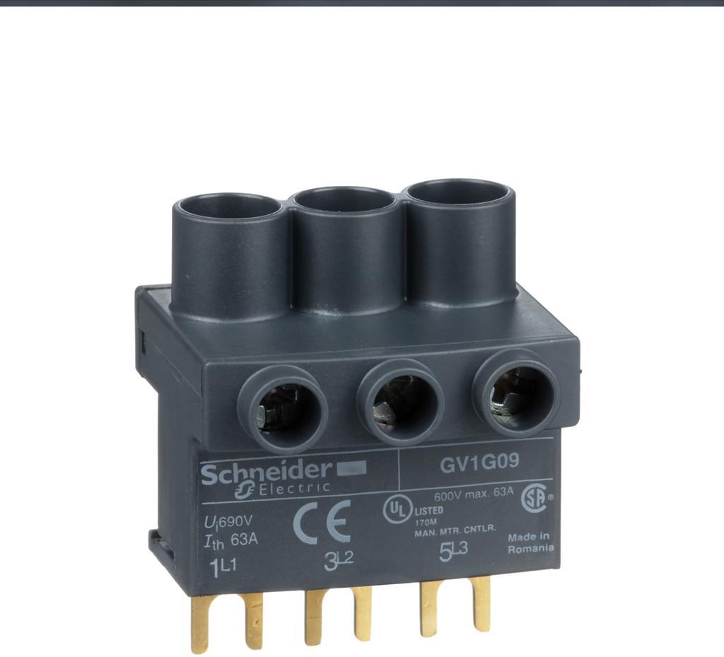 Захранваща U клема 3P 63A TeSys SE, SCHNEIDER ELECTRIC НИСКО НАПРЕЖЕНИЕ, GV1G09