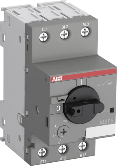 Моторна защита MS116 0.75kW TM 1.6-2.5A 50kA ABB, 1SAM250000R1007