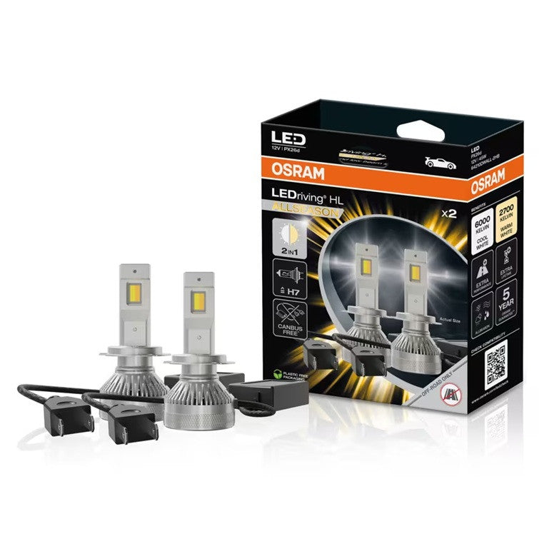 АВТОМОБИЛНИ LED ЛАМПИ 64210DWALL H7 LED 45W12V PX26D BOX OSRAM
