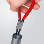 Зегер клещи, Ø19-60мм, червена ръкохватка 180мм, Knipex - K4411J2