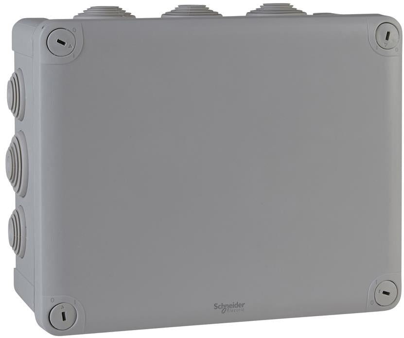 Разклонителна кутия открит монтаж 225x175x100мм IP55 цвят Сив Mureva SE, SCHNEIDER ELECTRIC НИСКО НАПРЕЖЕНИЕ, ENN05013