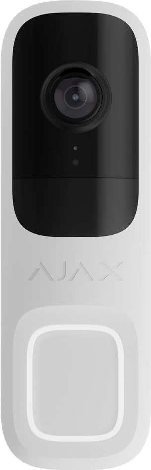 Видео бутон Wi-Fi с датчик за движение PIR, бял, Doorbell Ajax, AJAX, 66390.125.WH1