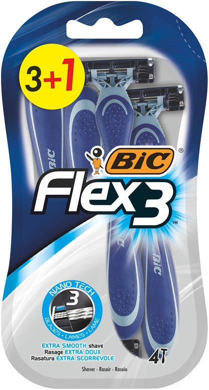 САМОБРЪСНАЧКА FLEX3 SENSITIVE БЛ3+1 BIC