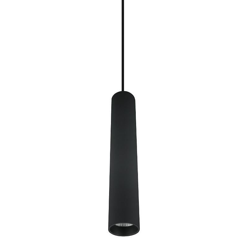 Висяща лампа с магнитен релсов плафон X-LINE, черна, 10 W, 800 lm, 4000 K, 30 см, DPM, MTL-SP-10W-B