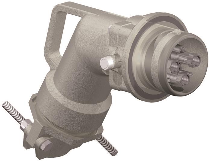 Промишлен щепсел 3P+Е 420А IP67 1000V серия OPTIMA-METAL Scame, SCAME, 899.AL5PR315