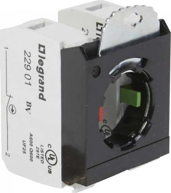 Основа 3х с контактен блок 1NO+1NC Ø22mm Osmoz Legrand, LEGRAND НИСКО НАПРЕЖЕНИЕ, 22976