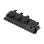 Троен контакт шуко, гумиран, IP44 ORNO OR-AE-13166(GS)