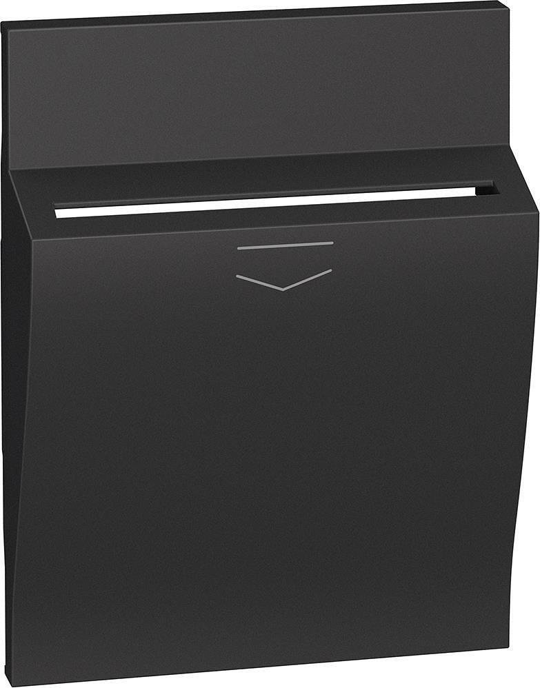 Лицев панел за енергоспестител K454x, 3 модула цвят Черен Living Now Bticino KG22