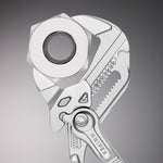Клещи раздвижени, хромирани, червена ръкохватка 180мм, Knipex - K8603180