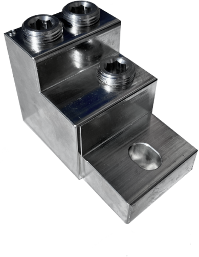 Неизолиран конектор към устройство OTH301-3 3xAl/Cu 70-300 mm² h64mm 1250A 690V MOREK, MAC3301A14