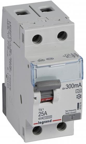 ДТЗ 2P 25A 300mА серия TX3 ID тип A Legrand, LEGRAND НИСКО НАПРЕЖЕНИЕ, 411574