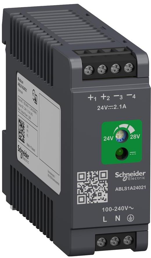 Захранващ блок Modicon 1P In:100...240Vac Out:24Vdc 2.1A SE, SCHNEIDER ELECTRIC НИСКО НАПРЕЖЕНИЕ, ABLS1A24021