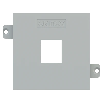Лицев панел за 1х RJ45 Keystone 55x55 Fenix Grey Ephesus EKINEX, EK-KSC-1K-FGE