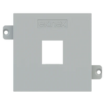 Лицев панел за 1х RJ45 Keystone 55x55 Fenix Grey Ephesus EKINEX, EK-KSC-1K-FGE