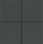 Лицев панел за 4 бутона 30x30 Linea71 Fenix Grey Bromine EKINEX, EK-T4Q-FGB