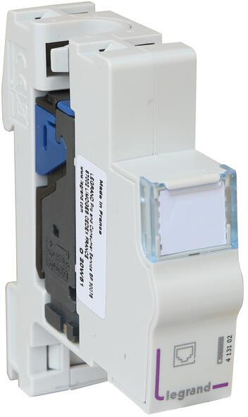 Розетка RJ45 cat.6 FTP LCS3 DIN монтаж Legrand, LEGRAND, 413102