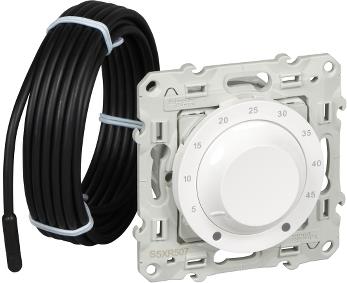 Термостат за подово отопление цвят Бял Odace SE /до изчерпване/, SCHNEIDER ELECTRIC, S520507