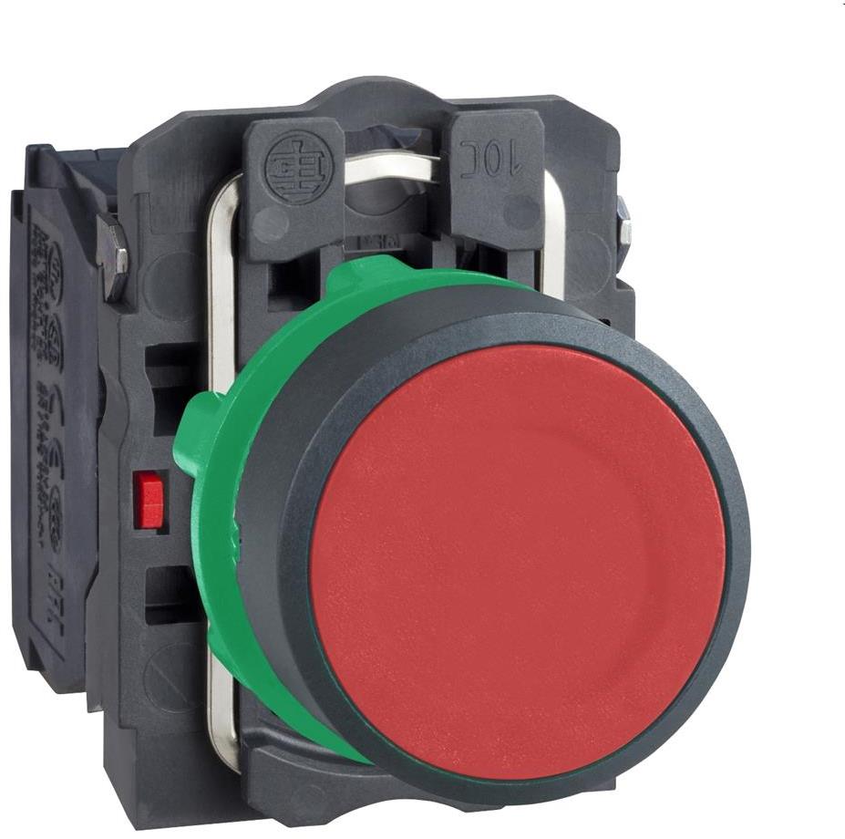 Бутон сглобен червен 1NO-1NC Ø22mm XB5 SE, SCHNEIDER ELECTRIC НИСКО НАПРЕЖЕНИЕ, XB5AA45