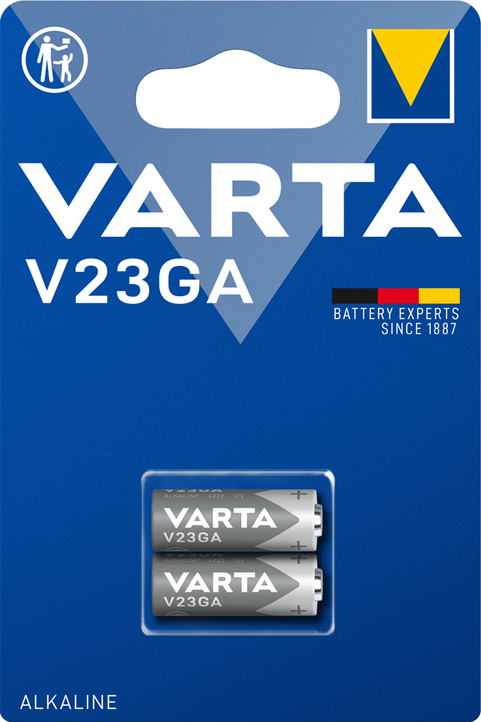 Батерия V23GA 12V Alkaline (2 бр. блист.) Varta, VARTA, V23GA-2