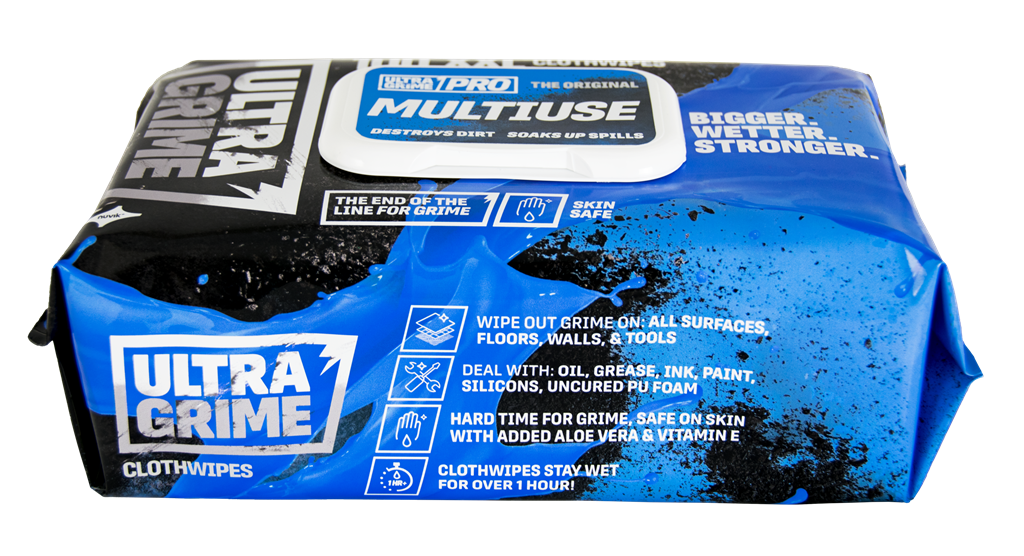 Мокри кърпи UltraGrime PRO Multiuse 100бр. с размер 38х25см в пакет, ULTRA GRIME, U5900