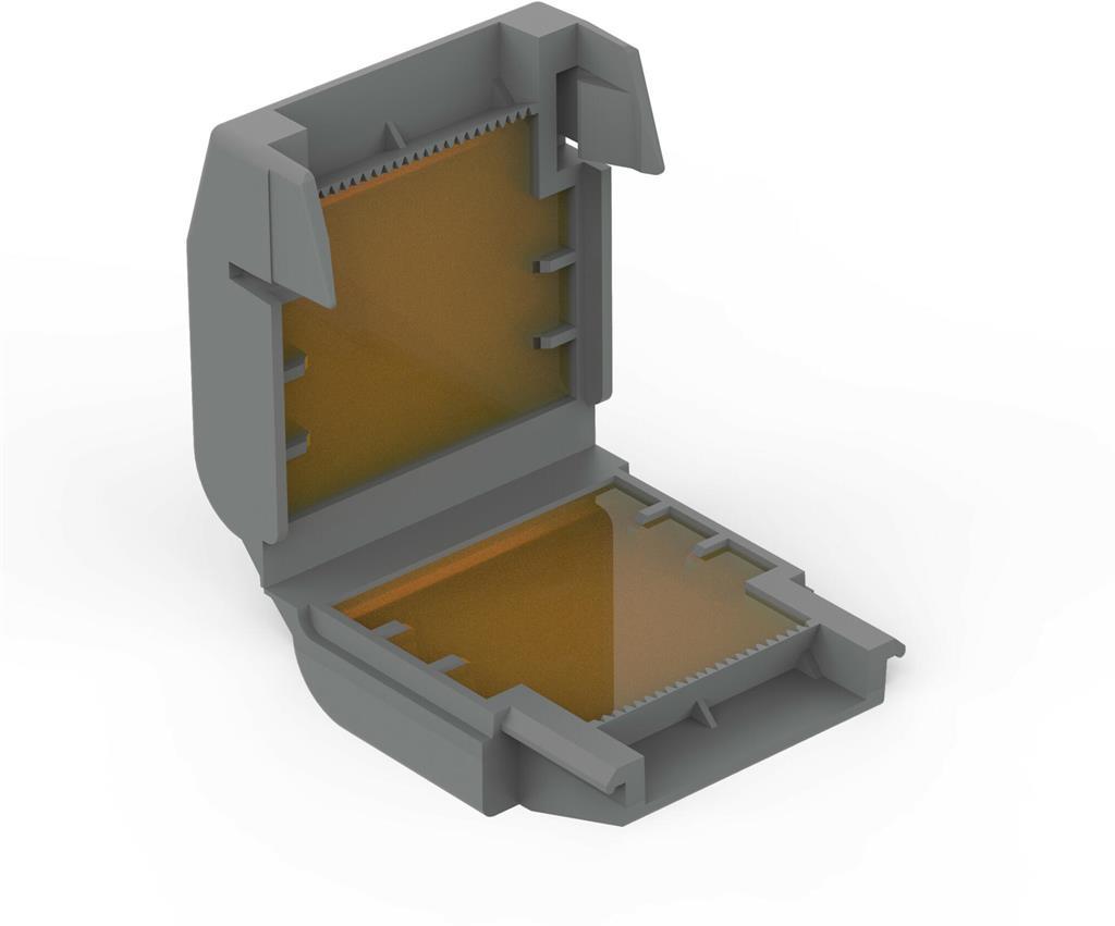Кутия с гел GelBox Wago за клема до 6мм2, IP x8, 40.1x21.3x38мм, сива , WAGO, 207-1431