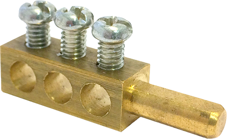 Конектор MPIN3 3X16mm² за месингова шина h16mm 80A 690V MOREK, MAD3016E21