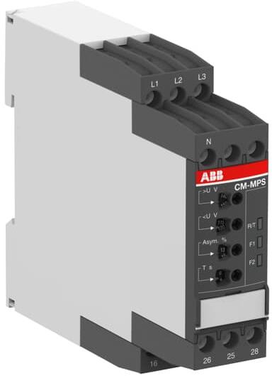 Реле за контрол на фази, последователност, CM-MPS, 2c/o, L1-L2-L3=180...280Vac ABB, 1SVR730885R3300