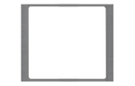 Рамка 1х 80x80 Flank FF Metal Titanium EKINEX, EK-FLQ-GBS