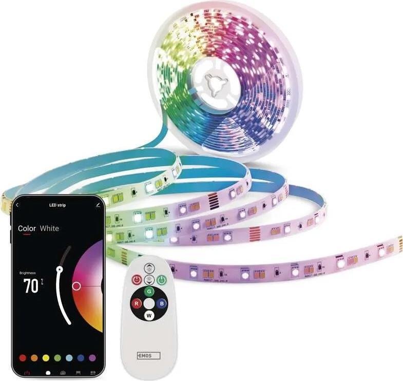 Лента LED 5.5W RGBW 375lm 110° 20000h 2м с контролер Wi-Fi GoSmart EMOS
