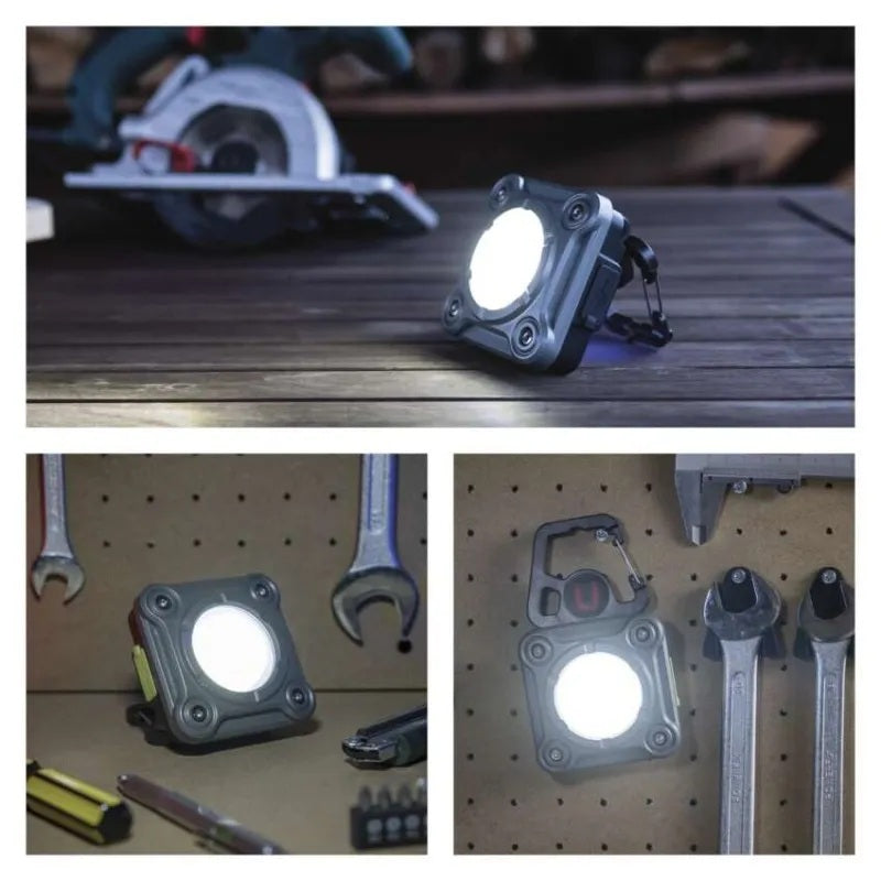 Работна лампа 1200lm 60м 3ч зареждаема 2000mAh пластмаса IP44 EMOS, P4543