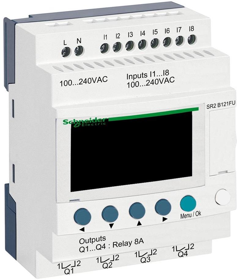 Реле логическо SR12 8 входа 4 изхода 100...240Vac SE, SCHNEIDER ELECTRIC НИСКО НАПРЕЖЕНИЕ, SR2B121FU