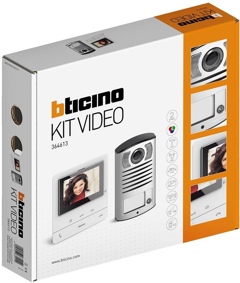 Видео-домофон комплект Classe 100V16B дисплей и LINEA 2000 входен панел Bticino, BTICINO, 364613
