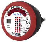Тестер за контакт шуко CAT II 300Vac, LED и LCD, Testavit Schuki 3 Testboy, TESTBOY, 4028532200084