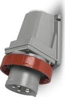 Промишлен щепсел 3P+N+Е 32A 346-415V IP67/69, 6h с обръщане на фазите серия Optima-REVERSE за открит монтаж Scame, SCAME, 245.3297RV
