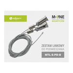 Висящи проводници за магнитни релси X-LINE, черни, DPM, MTL-S-PD-B