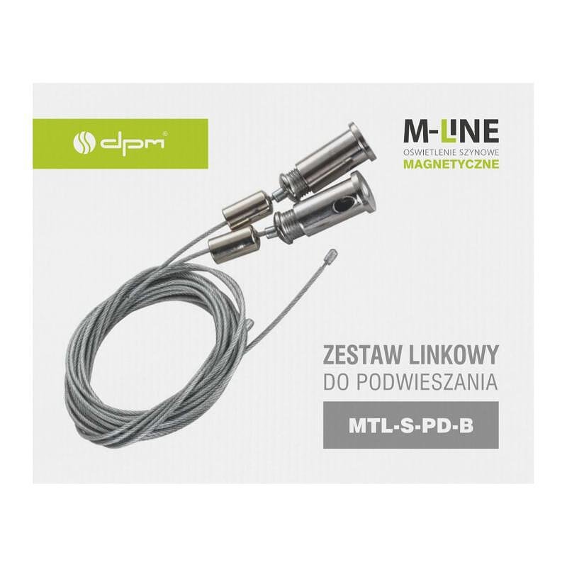 Висящи проводници за магнитни релси X-LINE, черни, DPM, MTL-S-PD-B