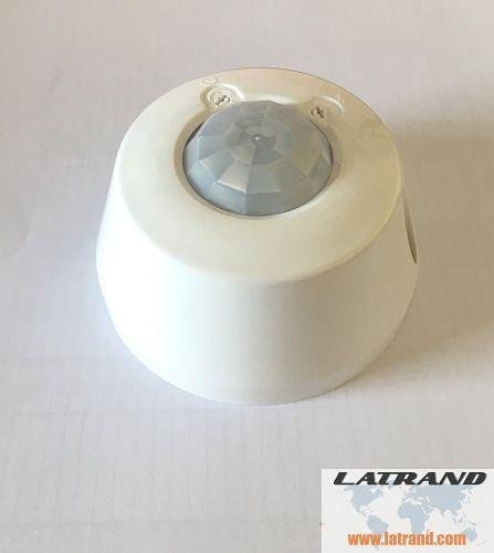 Датчик за движение ОТКРИТ МОНТАЖ 360" 230V, IP20, макс.1000W за всички товари, изисква неутрала - 48948