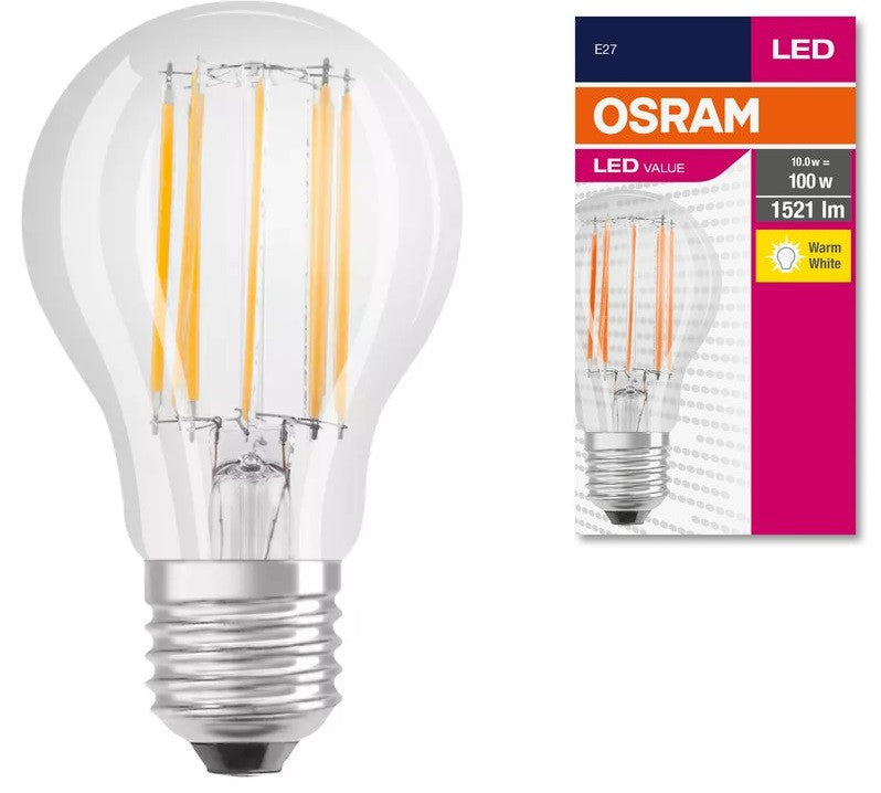 LED ЛАМПА VALUE FILAMENT CLA100 1520lm/827 E27 LEDVANCE