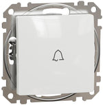 Бутон със символ "звънец" цвят Бял Sedna SE, SCHNEIDER ELECTRIC, SDD111131