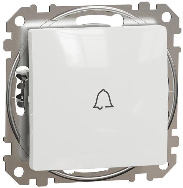 Бутон със символ "звънец" цвят Бял Sedna SE, SCHNEIDER ELECTRIC, SDD111131