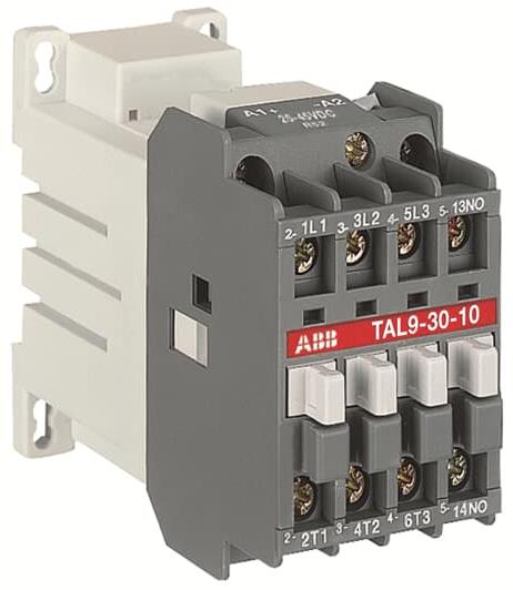 Контактор TAL9-30-10 3P 4kW (9A AC-3) 1NO 17...32V DC ABB, 1SBL143061R5110
