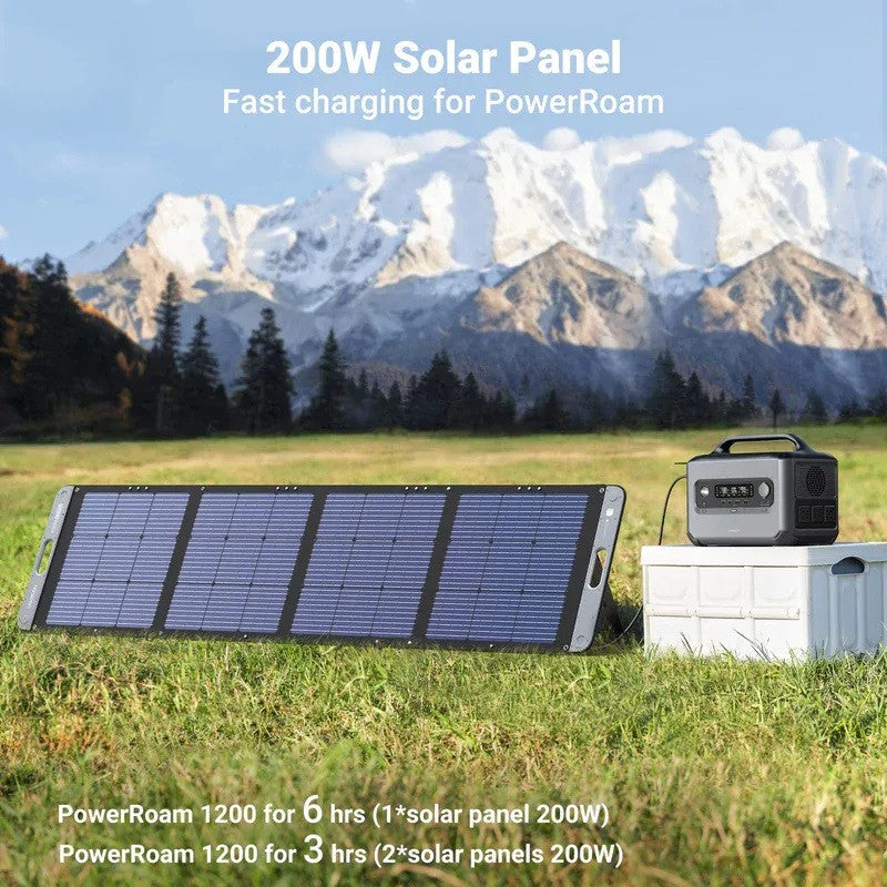 СОЛАРЕН ПАНЕЛ ЗА ЗАРЕЖДАЩИ СТАНЦИИ SC200 SOLAR PANEL 200W, 11A UGREEN